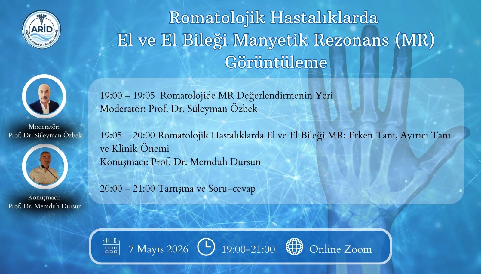 Romatolojik Hastalıklarda El ve El Bileği Manyetik Rezonans (MR) Görüntüleme